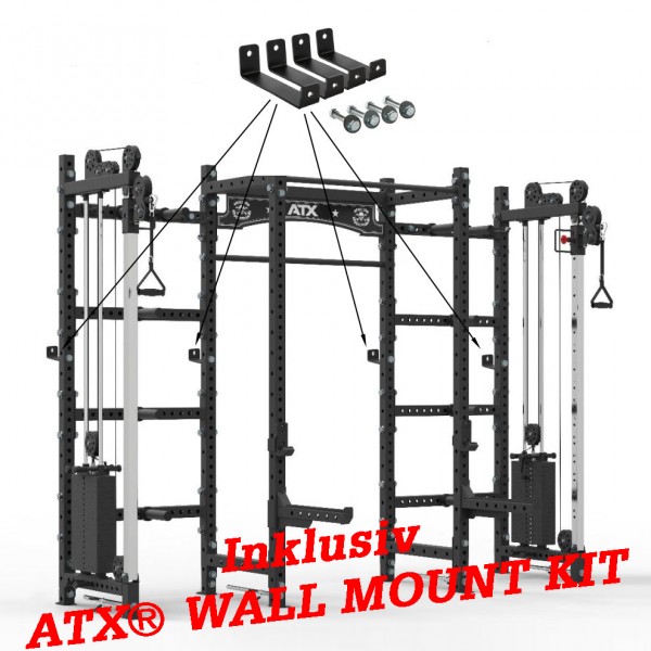 ATX® Cable Column Rack - Cable Cross Rack - Komplettstation inkl. Wallmount-Kit -