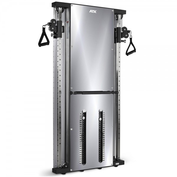 ATX® Duale Wandzugstation -Mirror- mit 2 x 60 kg Steckgewichten